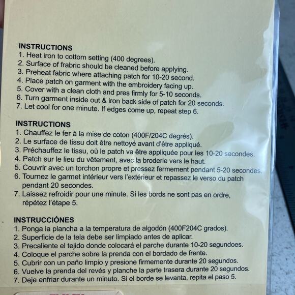 VTG 70’s Retro Hippie Iron On Patches NEW Fall Fashion Style 90’s 80’s Sewing - Picture 5 of 5